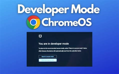 When the Chromebook boots and displays the OS verification message, press the space bar. . How to fix developer mode is disabled on this device by system policy chromebook